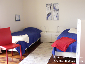 FeWo Villa Hibiskus Schlafzimmer